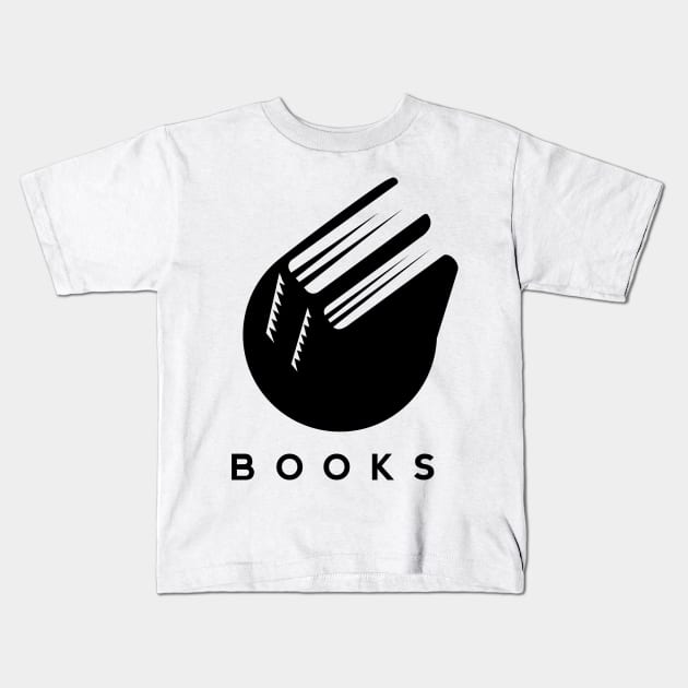 Books Kids T-Shirt by Whatastory